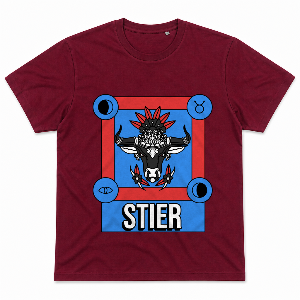 Stier bunt — Bordeaux