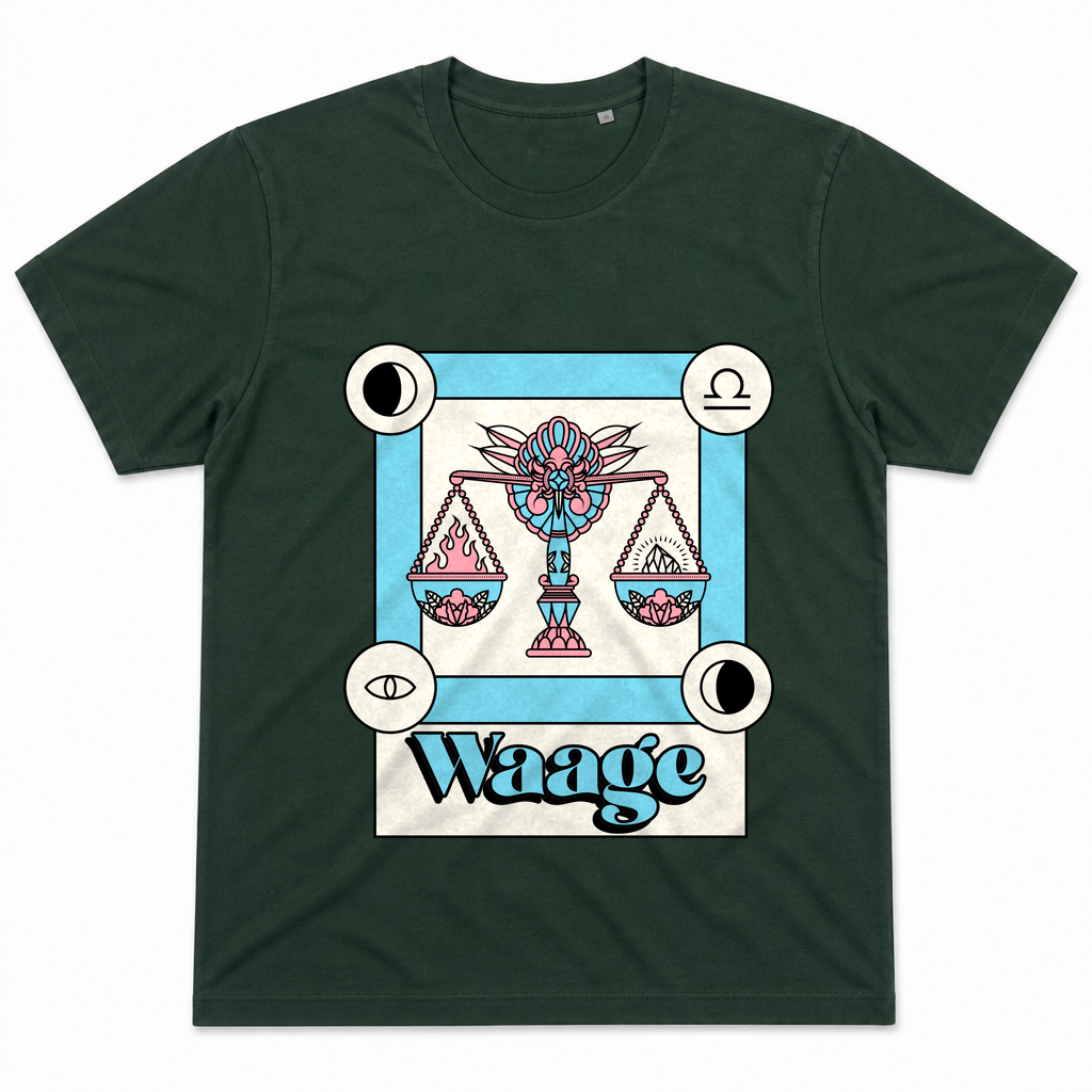 Waage bunt — Bottle Green