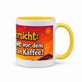 Sublitasse Two Tone — Gelb/Weiß