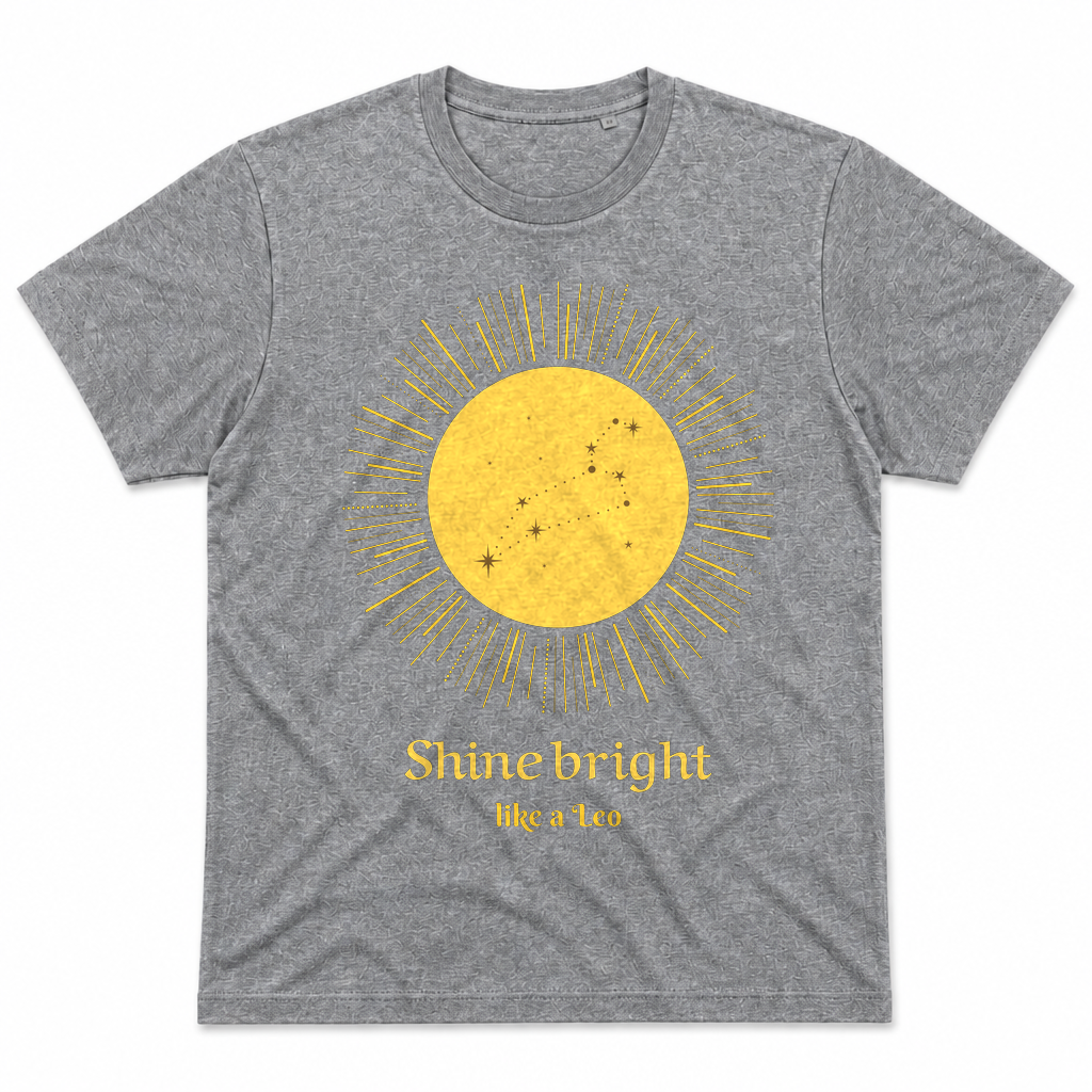 Löwe shine bright — Graumeliert