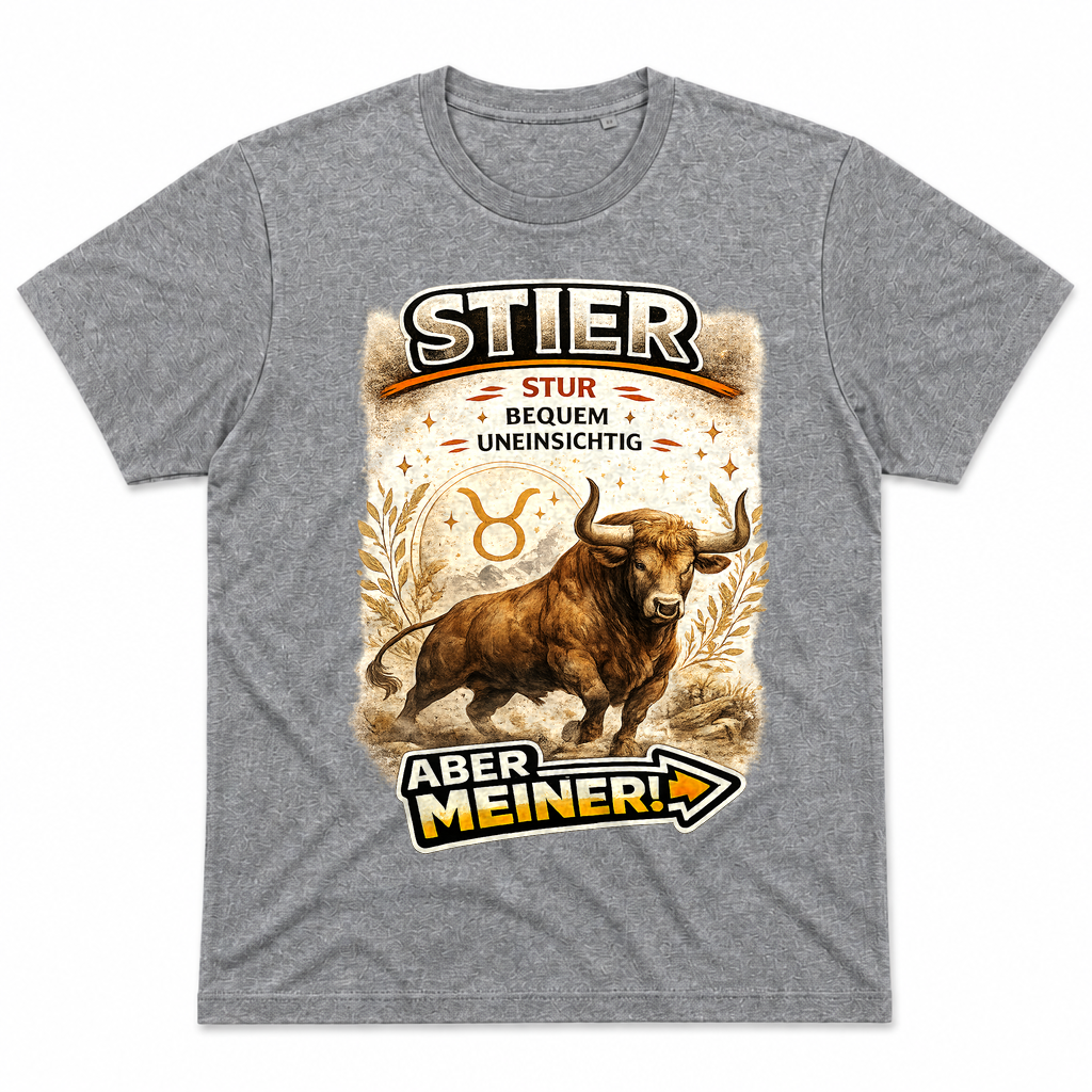 Stier meiner — Graumeliert