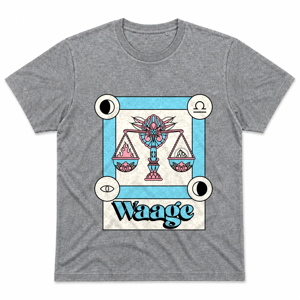 Waage bunt — Graumeliert