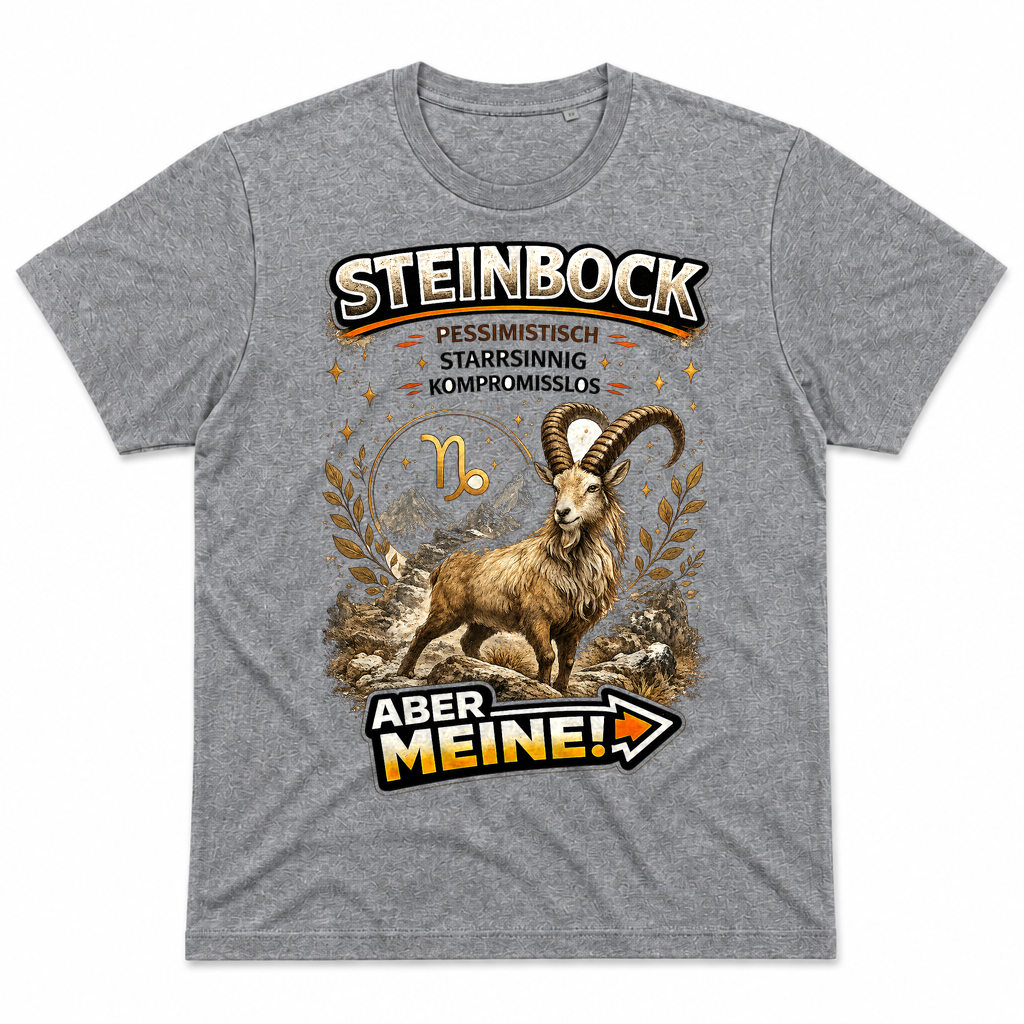 Steinbock meine — Graumeliert
