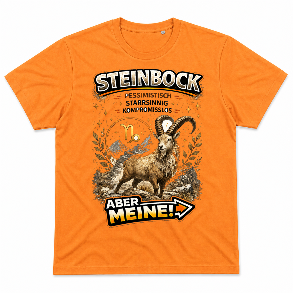 Steinbock meine — Orange