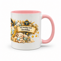 Baby Becher Widder — Rosa/Weiß