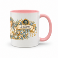 Baby Becher Zwilling — Rosa/Weiß
