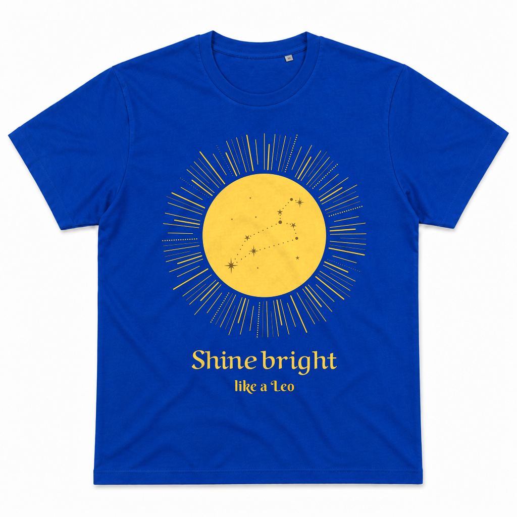 Löwe shine bright — Royalblau