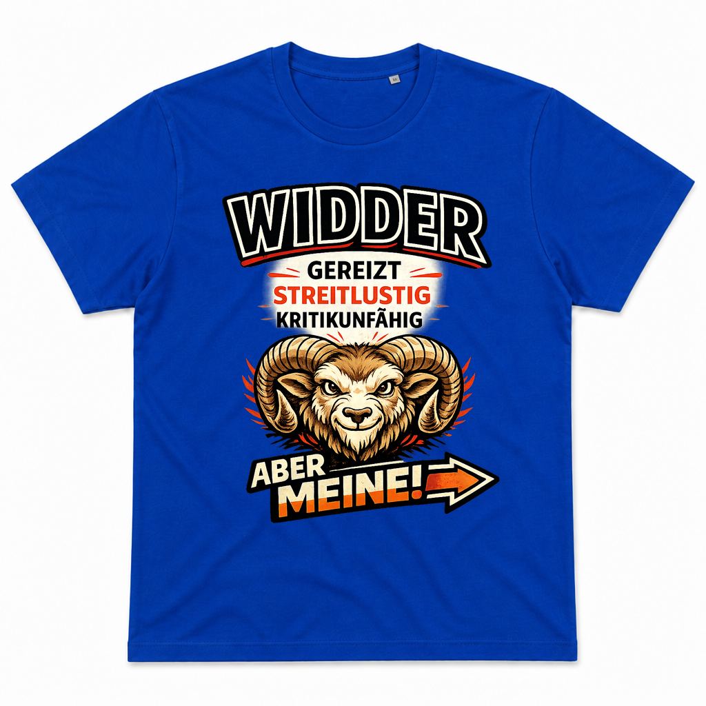 Widder meine — Royalblau