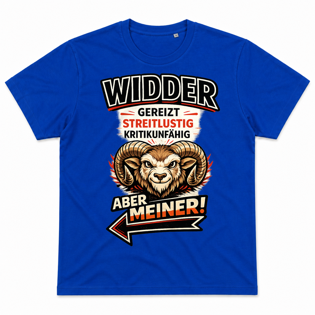 Widder meiner — Royalblau