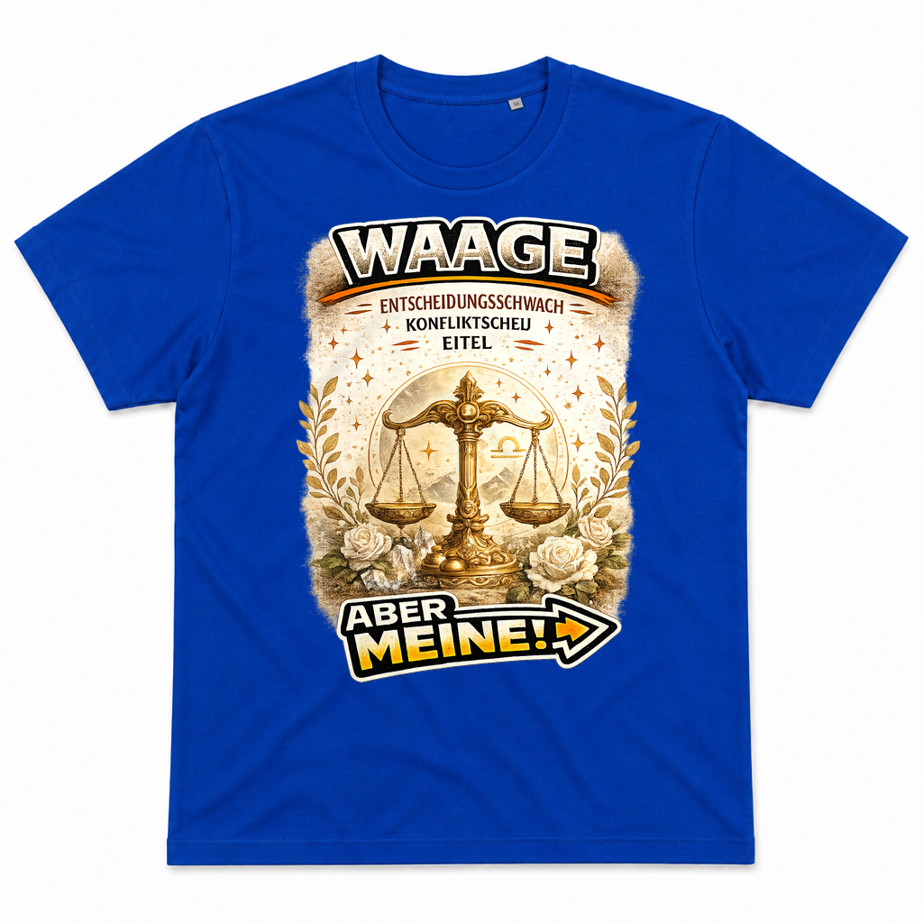 Waage meine — Royalblau