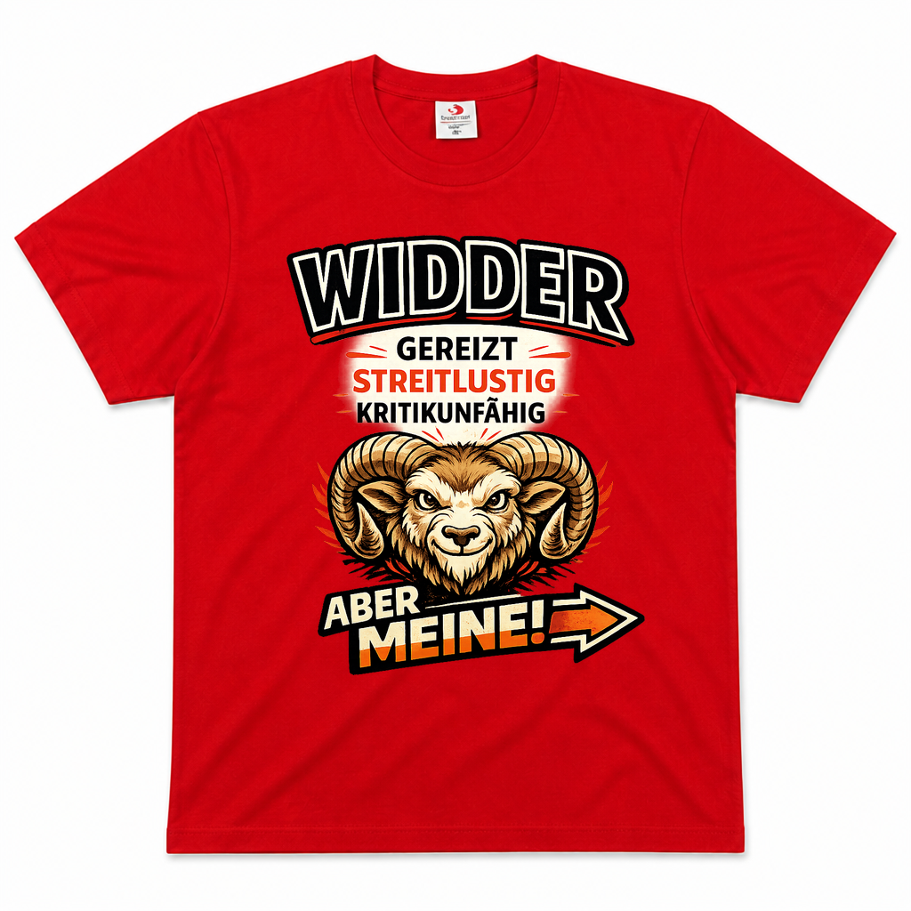 Widder meine — Scarlet Red