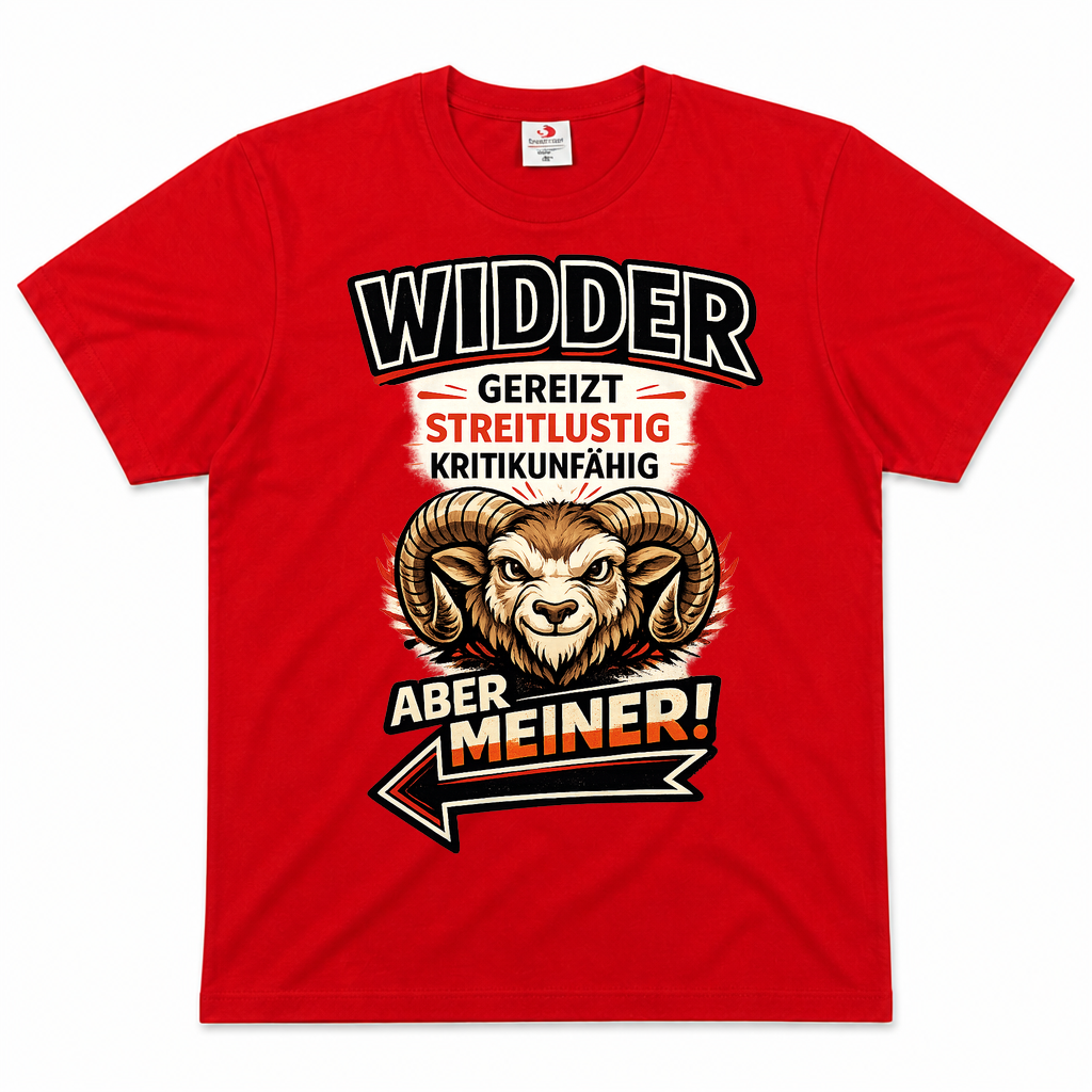 Widder meiner — Scarlet Red
