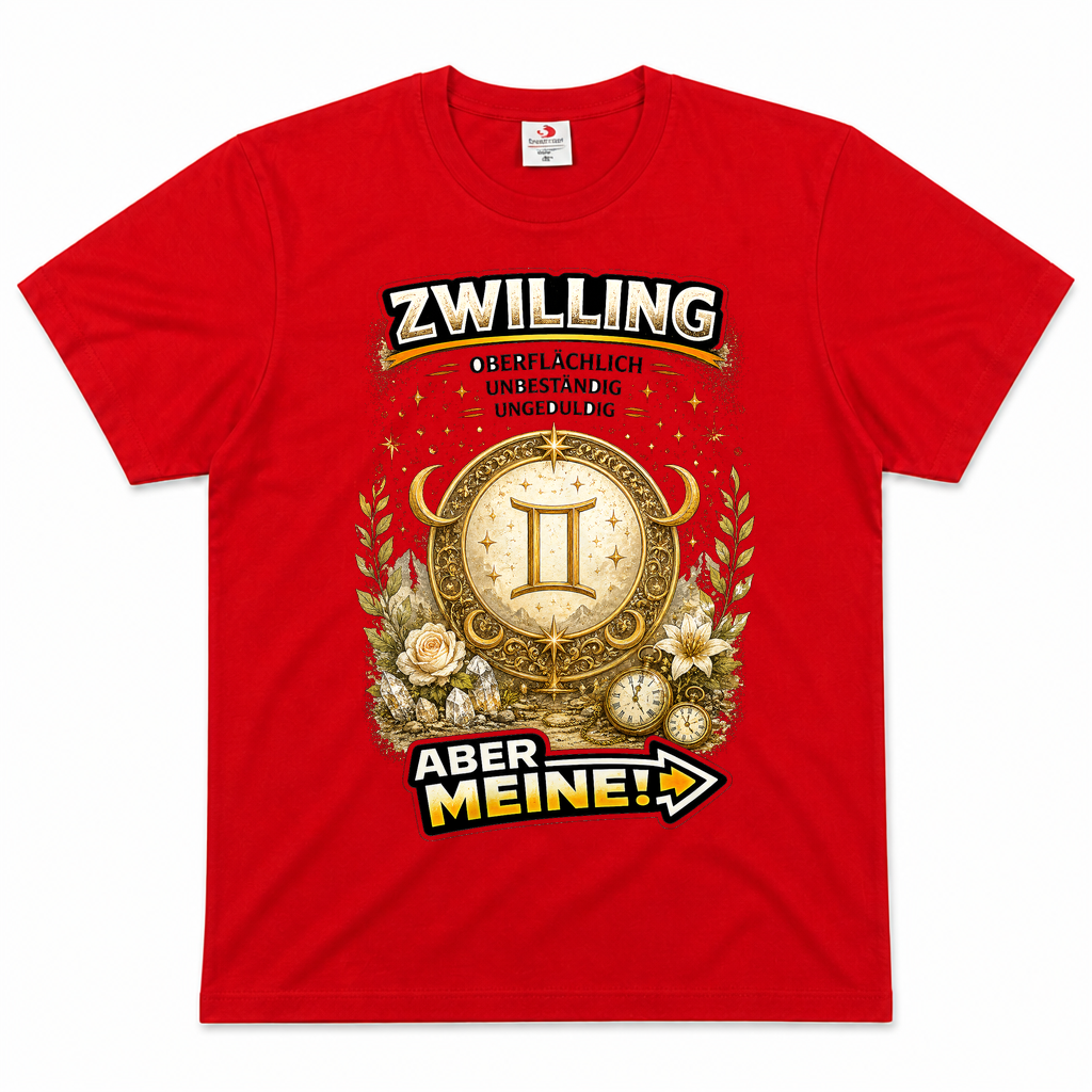 Zwilling meine — Scarlet Red