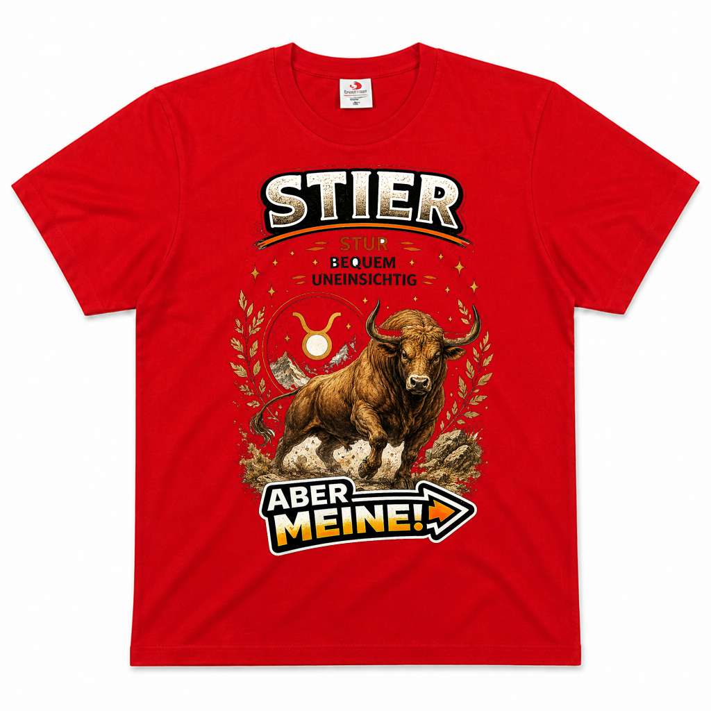 Stier meine — Scarlet Red