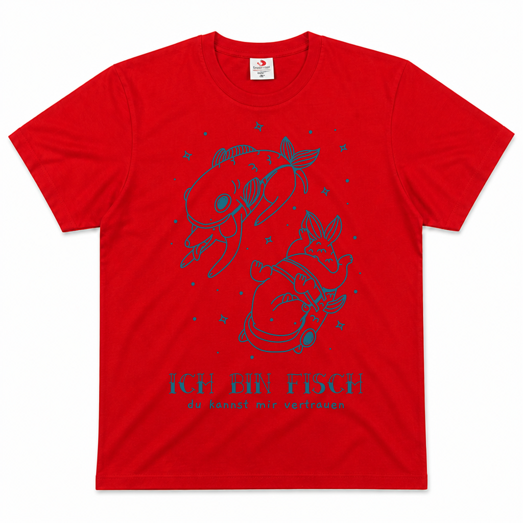 Fische türkis — Scarlet Red
