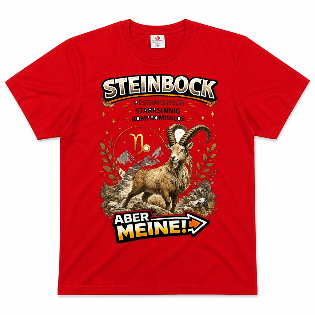 Steinbock meine — Scarlet Red