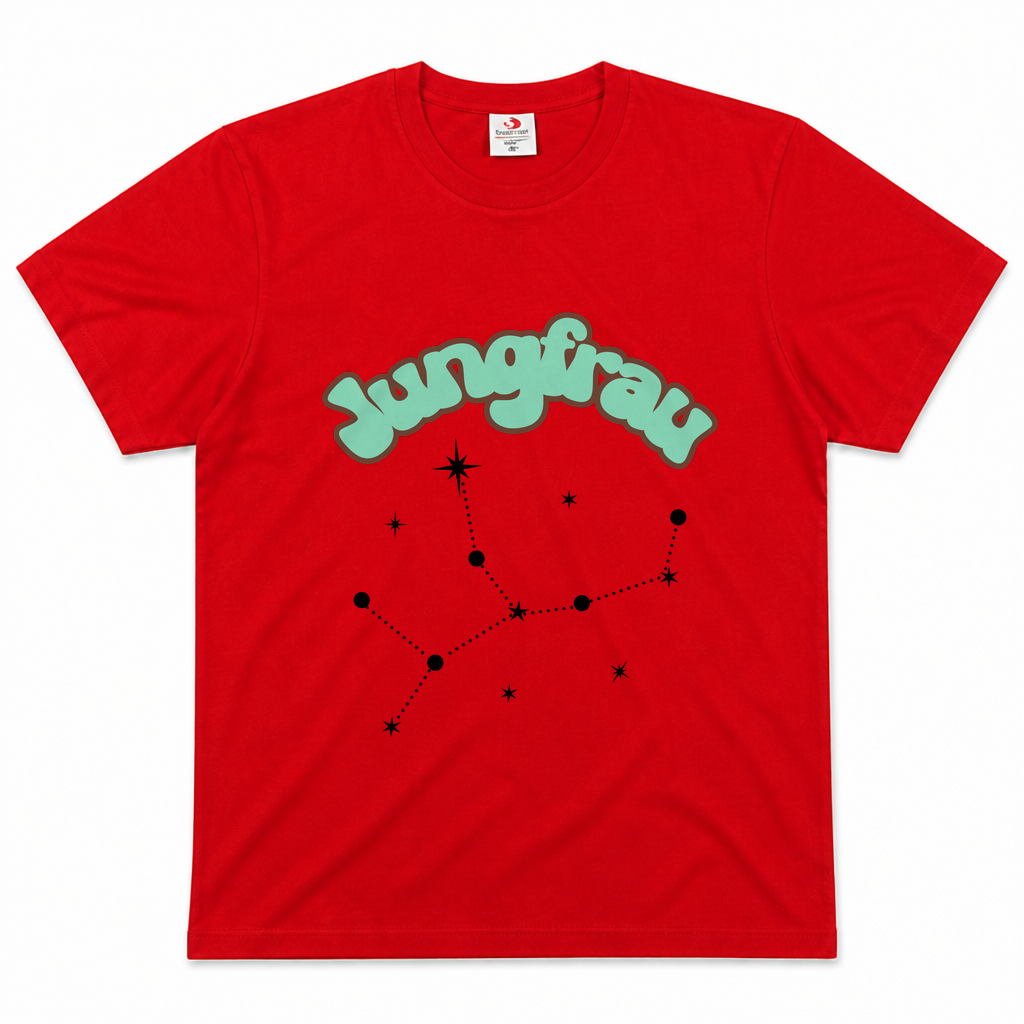 Jungfrau Sternbild — Scarlet Red