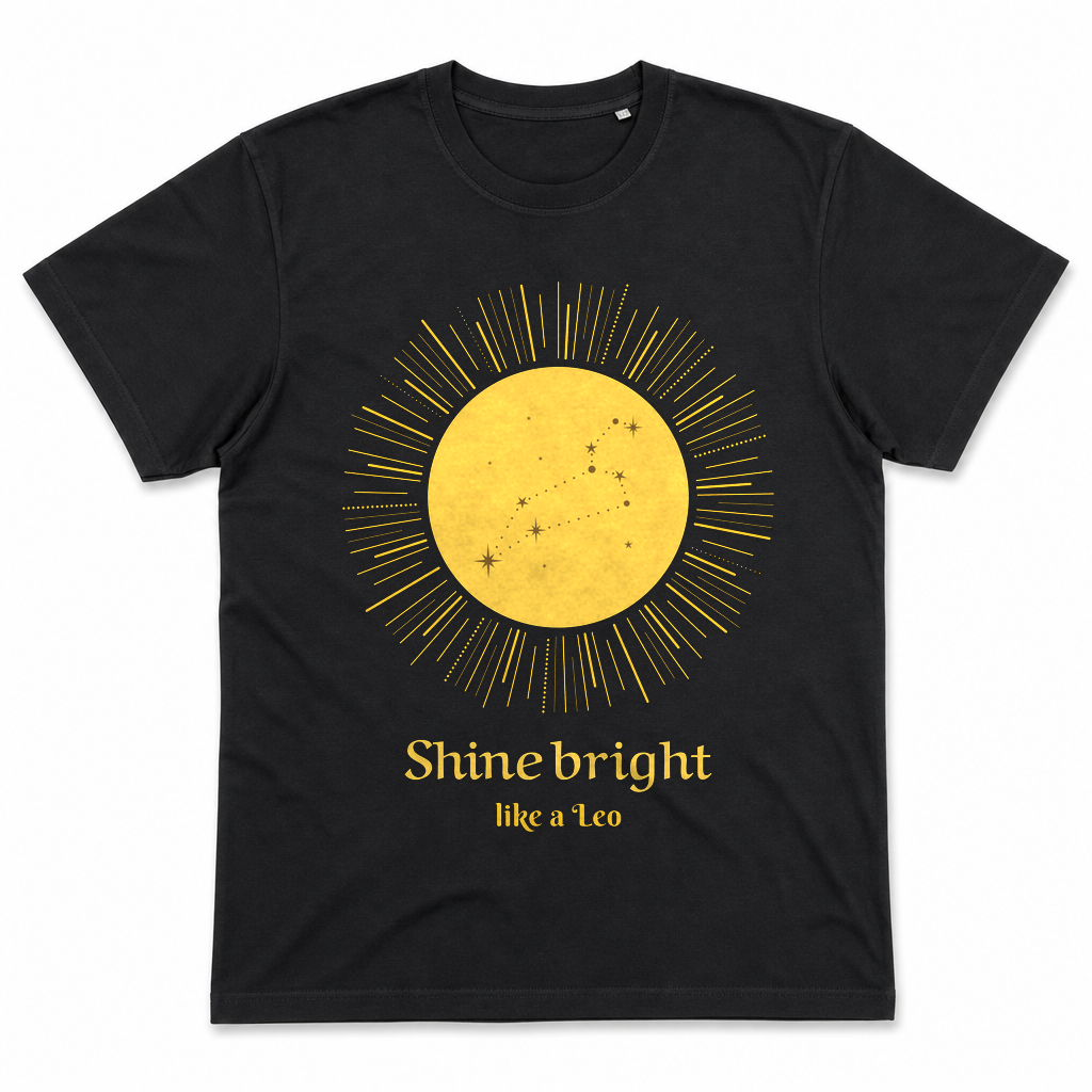 Löwe shine bright — Schwarz