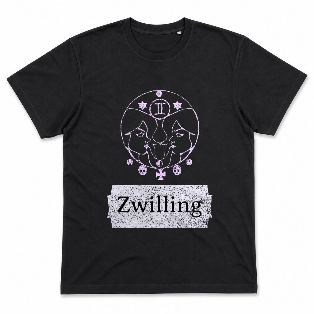 Zwilling lila dunkel — Schwarz