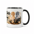 Zwillingtasse Kaffee — Schwarz/Weiß