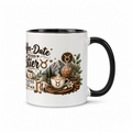 Stiertasse Kaffee — Schwarz/Weiß
