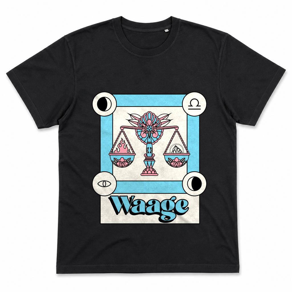 Waage bunt — Schwarz