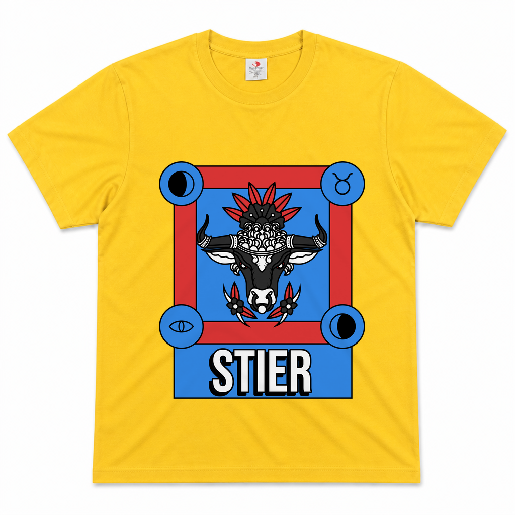 Stier bunt — Sunflower Yellow