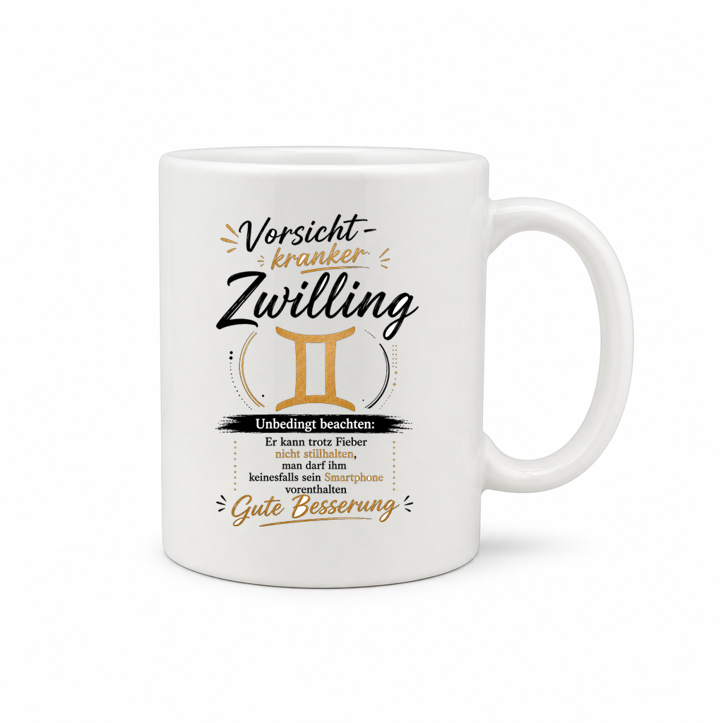 Zwilling gute Besserung — Weiß