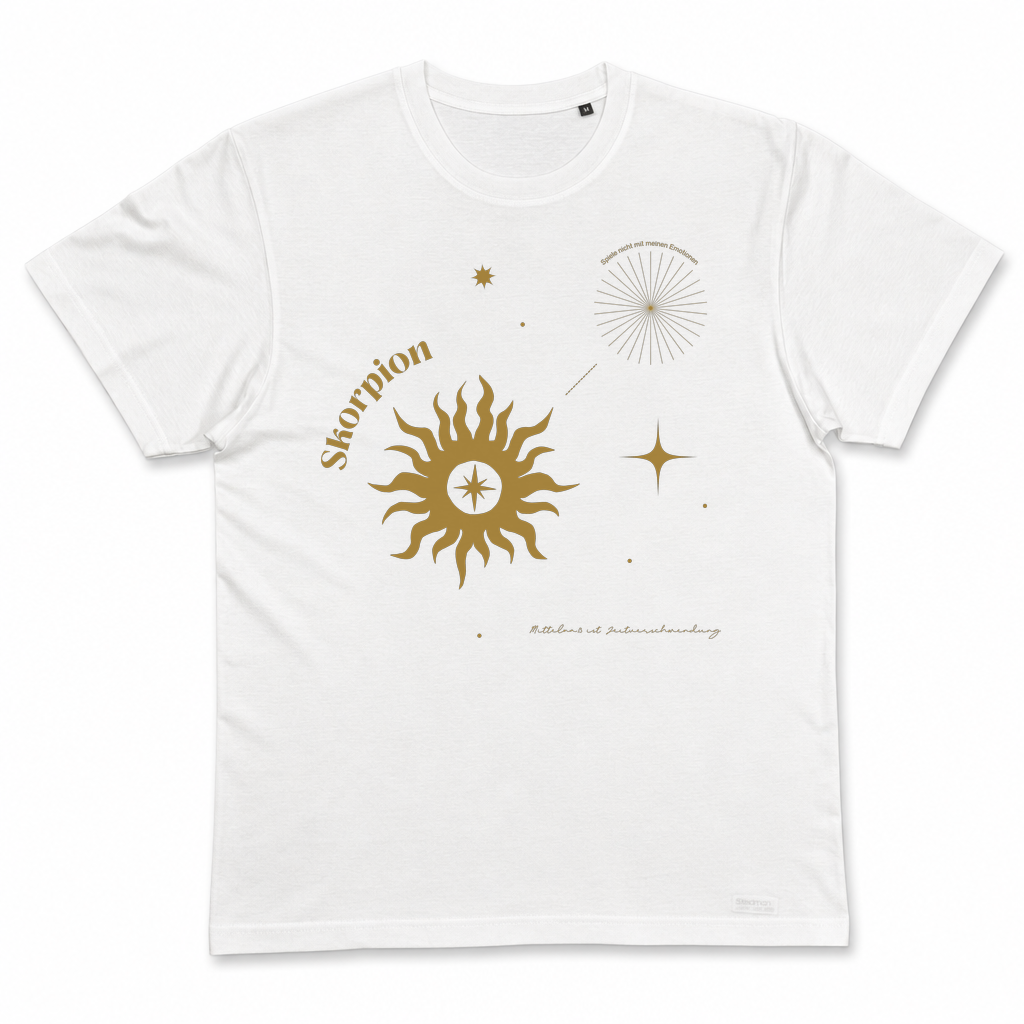 Skorpion Sonne — Weiß