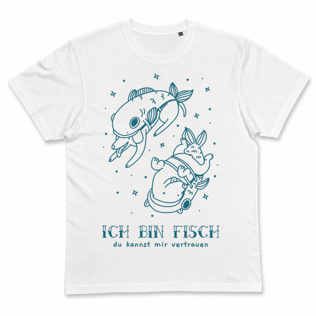 Fische türkis — Weiß
