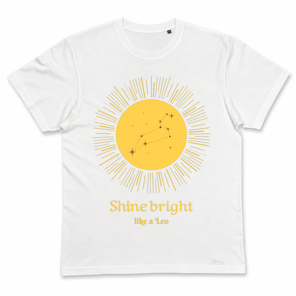 Löwe shine bright — Weiß