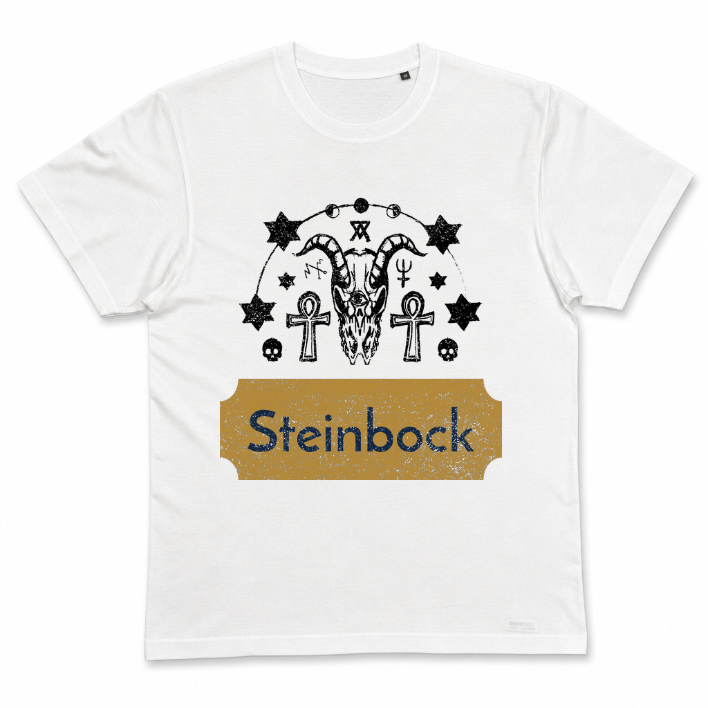 Steinbock Totenkopf — Weiß