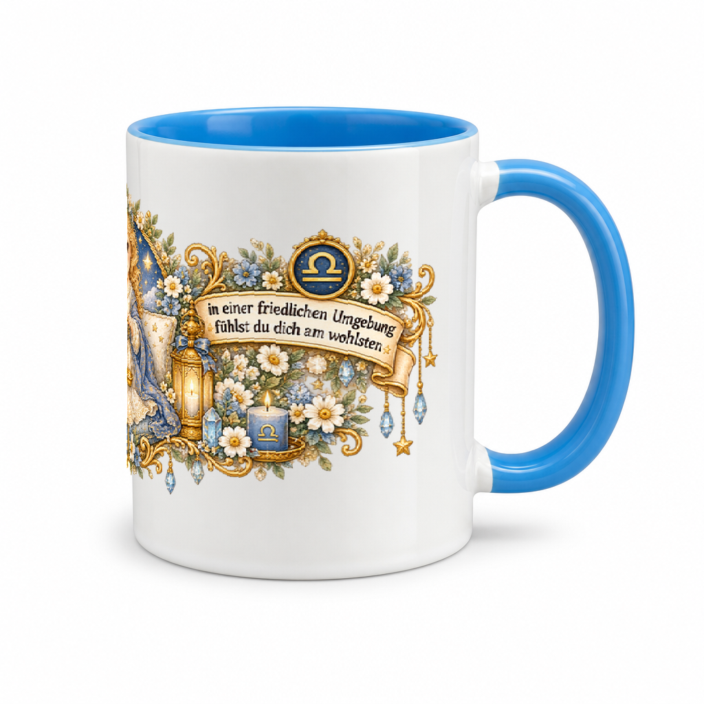 Baby Becher Waage — (Hell)Blau/Weiß