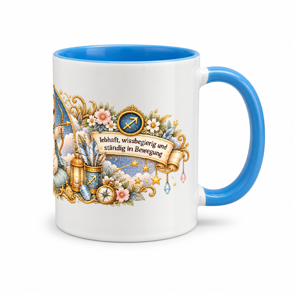 Baby Becher Schütze — (Hell)Blau/Weiß