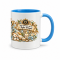 Baby Becher Stier — (Hell)Blau/Weiß