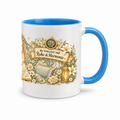 Baby Becher Jungfrau — (Hell)Blau/Weiß