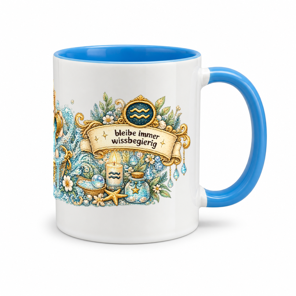 Baby Becher Wassermann — (Hell)Blau/Weiß